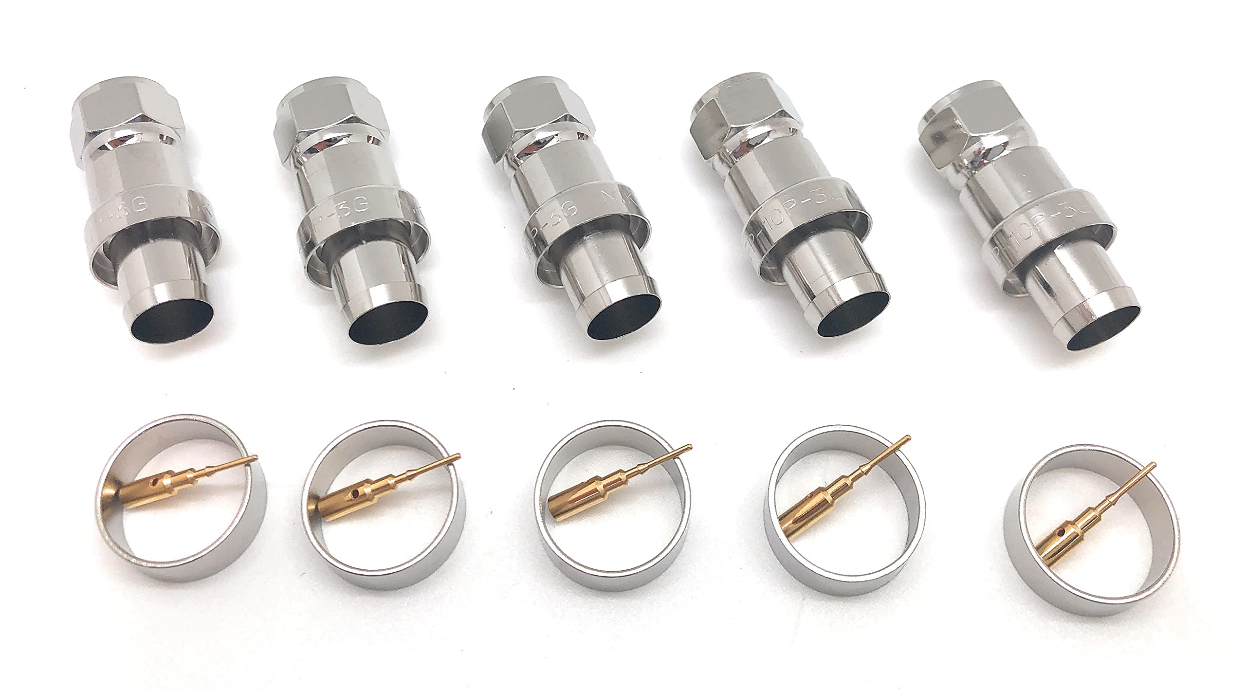 Amazon | 二幸電気工業 10Cケーブル用ピン付コネクタ [4K8K放送対応